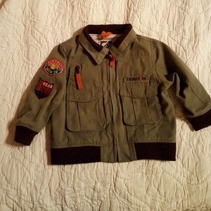 Kid Boys Canvas Jacket - Size 2T